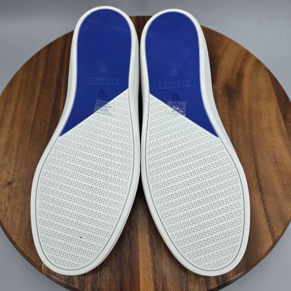 Rothy's Slip On Sneakers Women's 11 Blue Gray Knit Original Casual Comfort Shoes - Picture 7 of 8